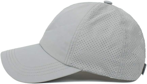 Womens Criss Cross Ponytail Hat, Quick Drying Baseball Cap with UV Protection