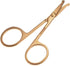 3.5 Inch Copper Silent Pet Grooming Safety Scissors for Cats & Dogs - Quiet Alternative to Electric Clippers