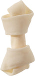 Dog Natural Rawhide Bones, Dog Chew Treats, Long Lasting Dog Chews, Knotted Bones 4”-5” (50873)