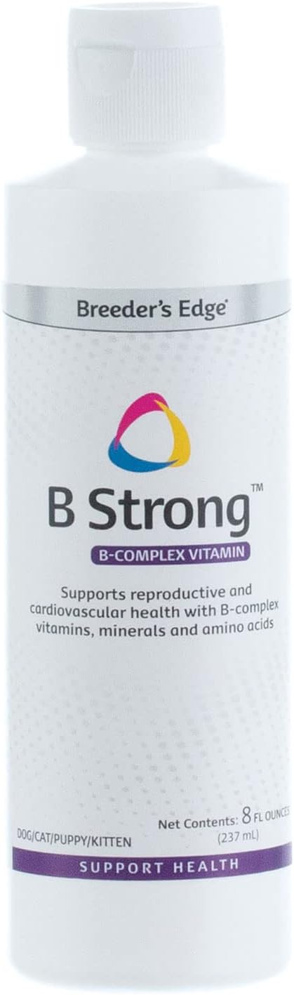 Revival Animal Health Breeder's Edge B Strong - B Vitamin, Iron, Mineral Supplement for Pets, 8 oz