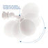 1/4" Plastic Float Valve for Auto Fill Liquid Level Control in Aquarium Water Tank