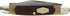 Old Timer 104OT Small Canoe 4.7in Stainless Steel Traditional Folding Pocket Knife with Clip Point and Drop Point Blades, Sawcut Handle, and Convenient Size for EDC, Camping, Hunting, and Outdoors by Old Timer
