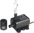 Decdeal Water Pump Aquarium - Submersible Mini Quiet Pump for Pond Fish Tank, 280L/H, DC 12V 5W