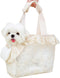 Puppy Carrier Dog Walking Bags, Mini for Dog, Cat, Rabbit, Small up to 5.5 lbs, Beige