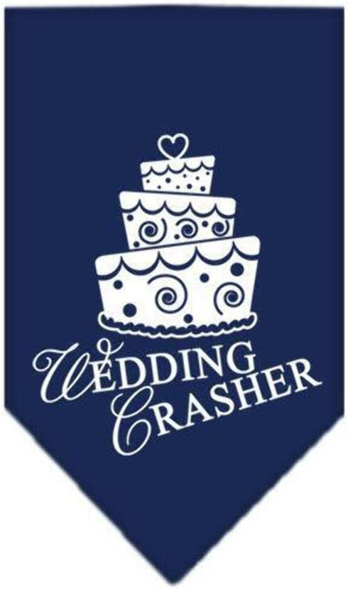 Wedding Crasher Screen Print Bandana, Small, Emerald Green, Mirage Pet Products