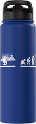 Music Producer Gifts For Men Audio Engineer Evolution Men Women Funny Music Producer Stainless Steel Insulated Water