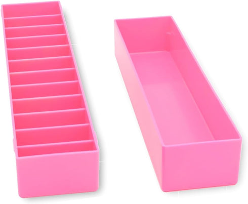 Laube Mini Blade Case for Pet Grooming Clipper Blades - Organizer Fits 12 Blades, Compact Size, Pink