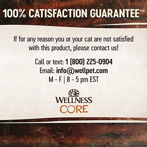 Wellness CORE Tiny Tasters Wet Cat Food, Complete & Balanced Natural Pet Food, 1.75-Ounce Pouch, 12 Pack (Duck Pate)