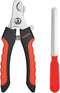 Dog Nail Clippers, Classic Trimmers with Safety Guard, Razor Sharp Blade with Nail File for Large Dogs