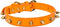 Basic Classic Adjustable Genuine Cow Leather Pet Collars for Dogs and Cats (Large, Neck 11.8"-15.3", A-Yellow Brown)