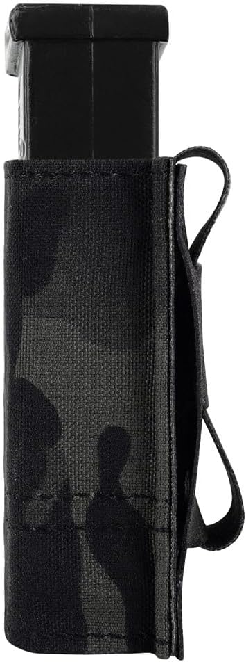 KRYDEX Single/Double Pistol Mag Pouch - Nylon Magazine Pouch 9mm with Quick Release Insert