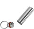 Stainless Steel Survival Pill Storage, Air-Tight Waterproof Capsule Bottle with Seal Ring for Outdoor Use