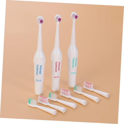UPKOCH PET Electric Toothbrush for Dogs Waterproof Portable Rechargeable Electric Brush Soft Bristles for Travel