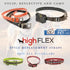 Sparky Pet Co Reflective Yellow 1" Roller Buckle Dog Collar | High Flex, Compatible with E Collar Systems