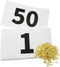 1-50 Running Race Bibs Large Numbers with Safety Pins for Marathon Race