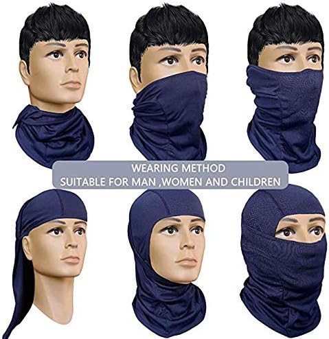 SINAIRSOFT Tactical Airsoft Full Face Mask Balaclava Hood Headwear for Motorcycle Hunting