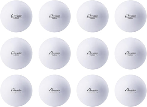 12 Pack Champion Sports Field Hockey Practice Balls - in Multiple Colors