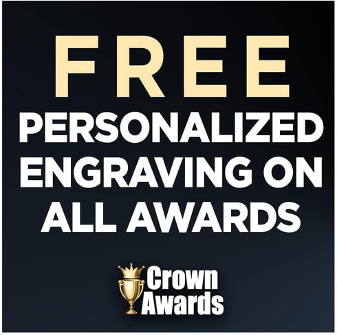 9.5" Customizable Cows Dairy Pennant Star Trophy Award, Engrave Now