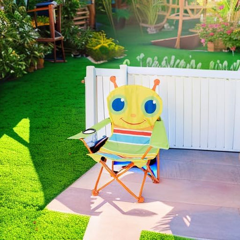 Packaging) Melissa & Doug Sunny Patch Giddy Buggy Folding Lawn & Camping Chair (Frustration-Free