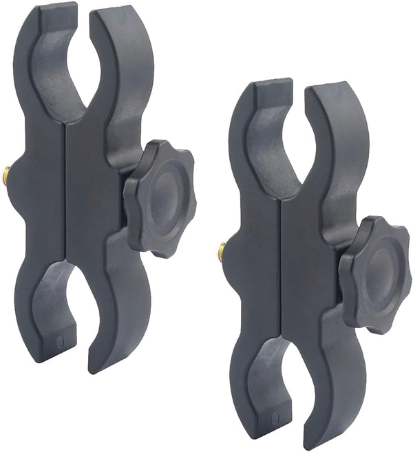 Quick Release Adjustable Mount for Hunting LED Lights, Flashlight Scope, Diameter 25mm-30mm, 2 Pack