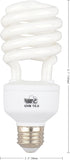 LUCKY HERP 15.0 UVB Intense Fluorescent Bulb, Terrarium Lamp for Reptiles, E26, 26 Watt