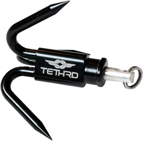 Scorpion Gear Hook - All Aluminum Grapple Hook for Saddle Hunting, Lightweight and Foldable