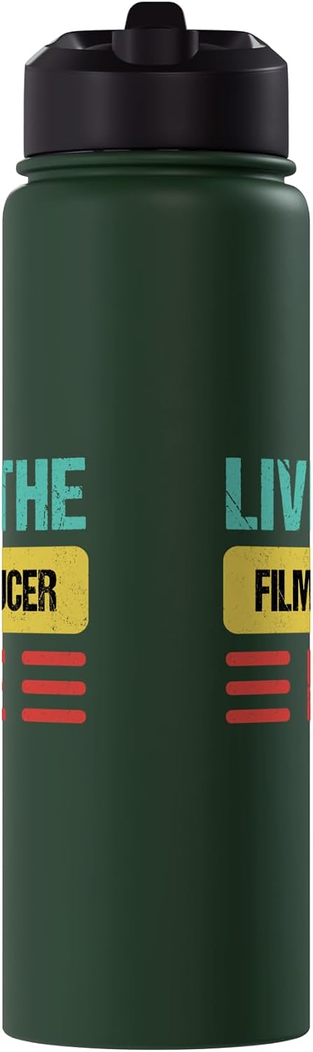 Film Producer Shirts & Gifts Film Producer Stainless Steel Insulated Water Bottle