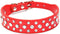 Rhinestone Dog Collar, Bling PU Leather Crystal Diamond, for Black S M L XL Dogs, M, Red