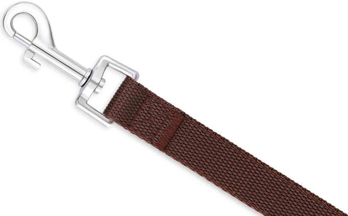 AMAGOOD 6 FT Puppy/Dog Leash - Strong Durable Traditional Style with Easy Collar Hook, Brown