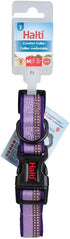 HALTI Comfort Collar - Nylon and Neoprene-Padded Dog Collar, Reflective, Easy to Fit, Large Dogs (Size L, Purple)