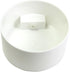 Pawvac 6 Ounce Vacuum Sealed Pet Food Storage Container, White Cap & Body/Black Paws