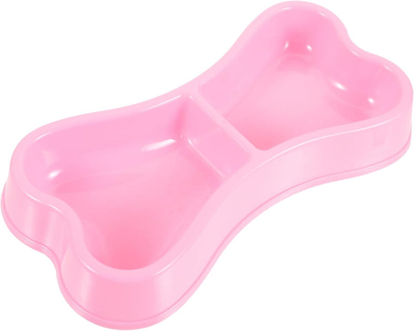 Beavorty Pet Bowl Cat Water Bowls, Practical Dog Food Container, Double Bowls for Small and Medium Dogs