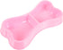 Beavorty Pet Bowl Cat Water Bowls, Practical Dog Food Container, Double Bowls for Small and Medium Dogs