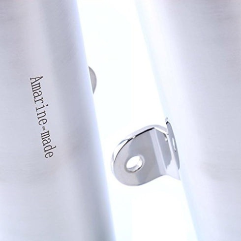 2Pcs 7643sh1 Amarine Made Boat Fishing Rod Holder, Stainless Steel Fishing Pole Holder, Side / Transom Mounted Rod