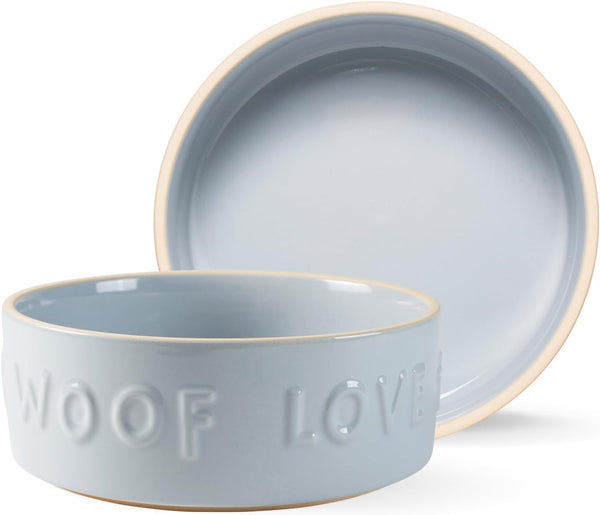 Fringe Studio Treat Words Medium Stoneware Pet Bowl, PetShop Collection (479104)