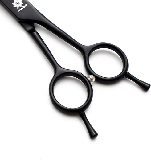 7.0 Inches Professional Pet Cat Dog Grooming Shears Scissors Kit - Straight, Curved, Thinning/Blending/Chunking