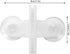 Plastic Aquarium Fish Tank Breeding Separator Glass Suction Cup Divider Sheet Holder Clip 8Pcs Clear