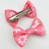 Chenkou Craft 50pcs (25 pairs) Dog Cat Hair Bows with Clips - Pet Grooming Bows in Mixed Colors