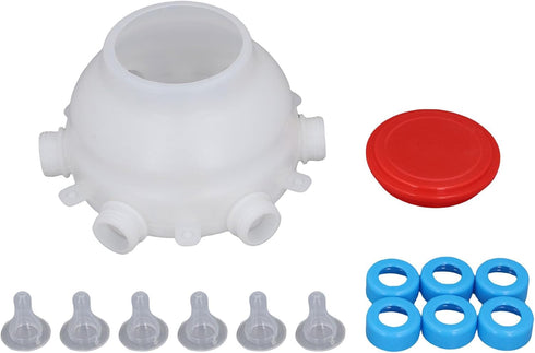 flexman 6 Pack Portable Goat & Lamb Milk Feeder - Automatic Feeding Bucket
