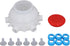 flexman 6 Pack Portable Goat & Lamb Milk Feeder - Automatic Feeding Bucket