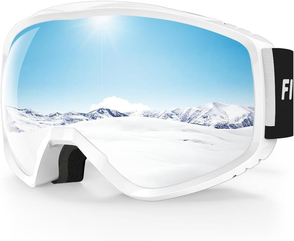 OTG Ski Goggles - Over Glasses Snowboard Goggles for Men Women Adult & Youth by findway