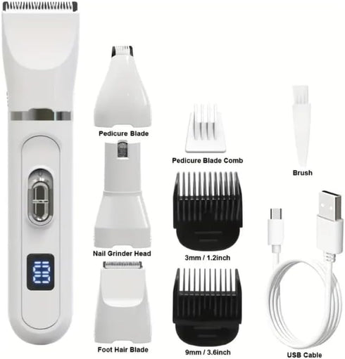SEDLAV Professional-Grade Electric Pet Clipper Dog Grooming Kit with Quiet Motor - Dog