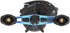 Shakespeare Agility Low Profile Fishing Reel, Left Handle, Multi-Disk Drag System, 90mm Handle