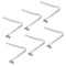 PATIKIL 11x6mm Kayak Paddle Snaps - 6 Pack Steel V Shaped Clips for Tent Poles, Push Button Spring Clips