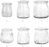 XAGMODSHN 100/150/200ML Pudding Glass Bottle with Cork Stopper Yogurt Container Favor Jar for Honey Jams Milk Mousse