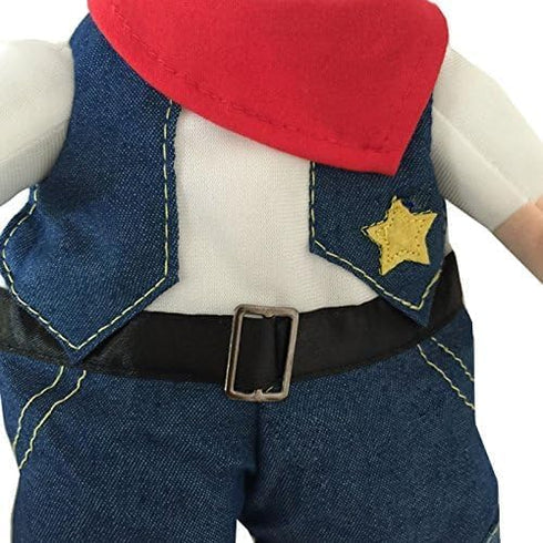 Hotumn Cowboy Dog Costume with Hat (Dog Clothes Halloween Costumes for Cat and Small Dog; S)