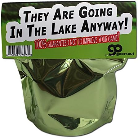 Gears Out Crappy Golf Balls for a Crappy Golfer - Funny Gag Gifts for Golfers, 6 Pack of 6 Balls