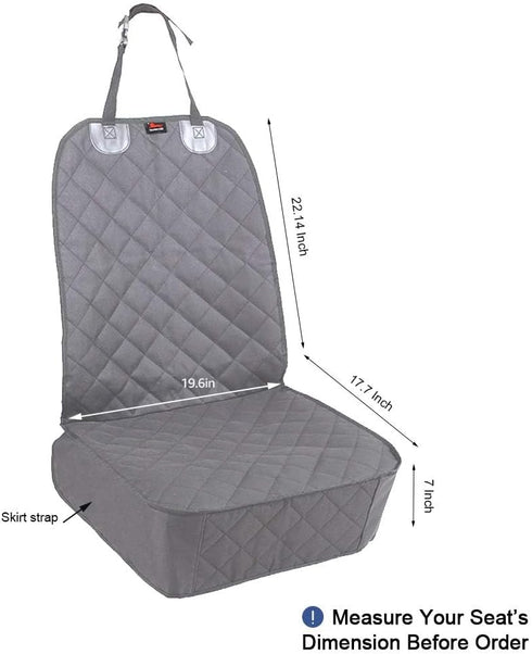 2 Pack, HONEST OUTFITTERS Dog Car Seat Cover Waterproof Front Seat Car Cover for Cars, Trucks, and Suvs, Pet Front