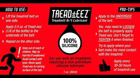 GSM Brands Treadmill Belt Lubricant - 100% Silicone Acrylic Pouring Oil, 1 oz Size for Elliptical Machines