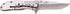 TAC Force TF-861C Spring Assist Folding Knife, 3.75-Inch Closed Mirror Silver Blade and Handle